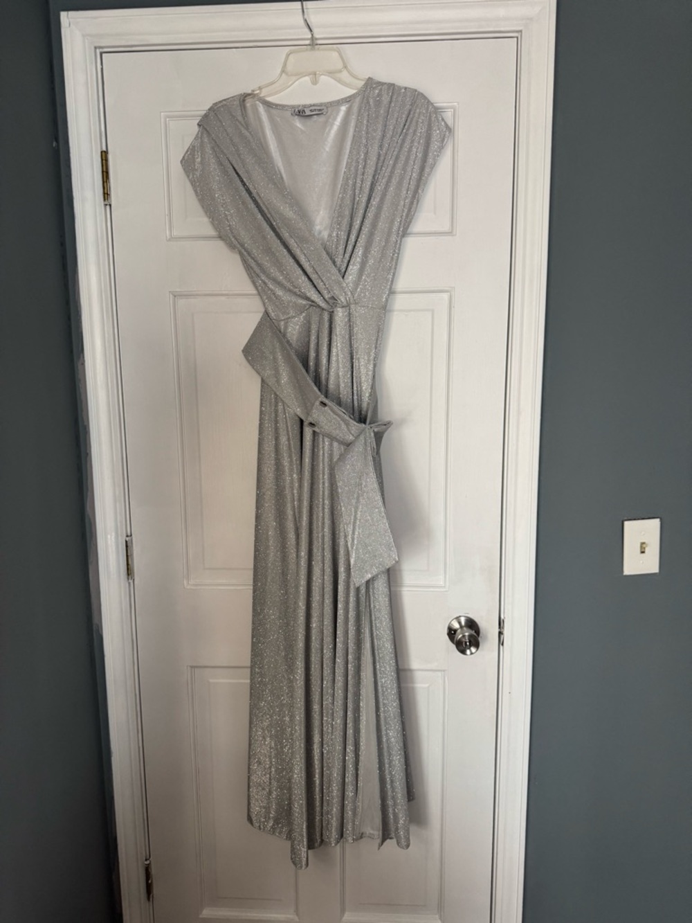 Silver SparkleEvening Gown - Picture 3 of 4